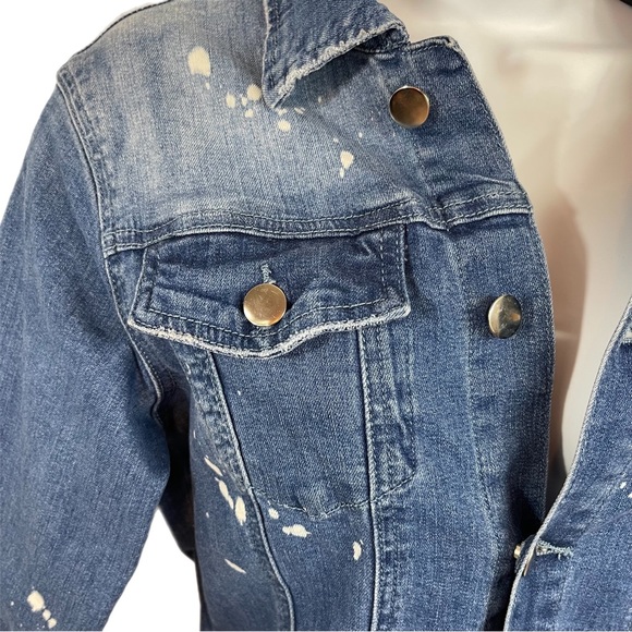 Fashion Nova Distressed Stretch Denim Button Front Dress L Blue Pockets - Picture 6 of 13